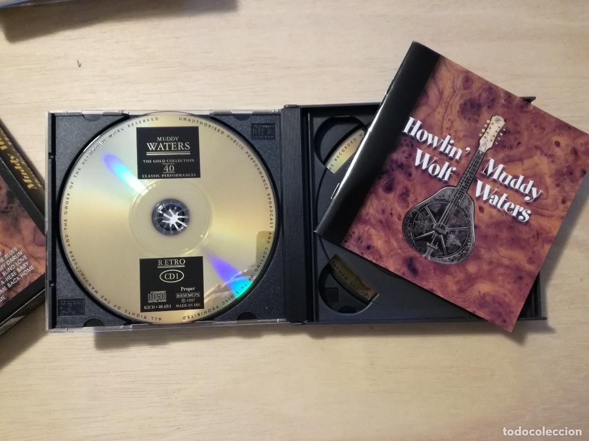 CDs de m&uacute;sica: HOWLIN WOLG & MUDDY WATERS - BOX 2XCD + LIBRETO - Foto 5