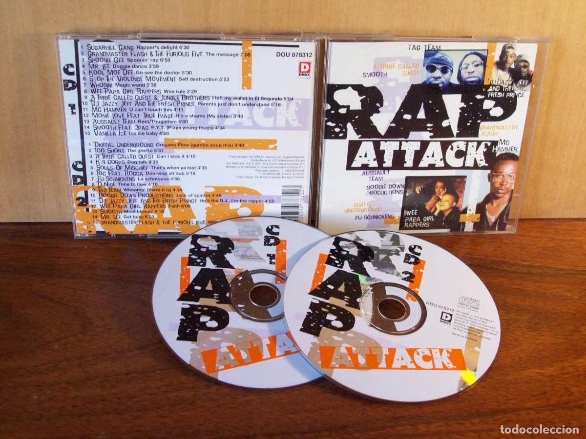 CDs de m&uacute;sica: RAP ATTACK - DOBLE CD 30 CANCIONES - Foto 1