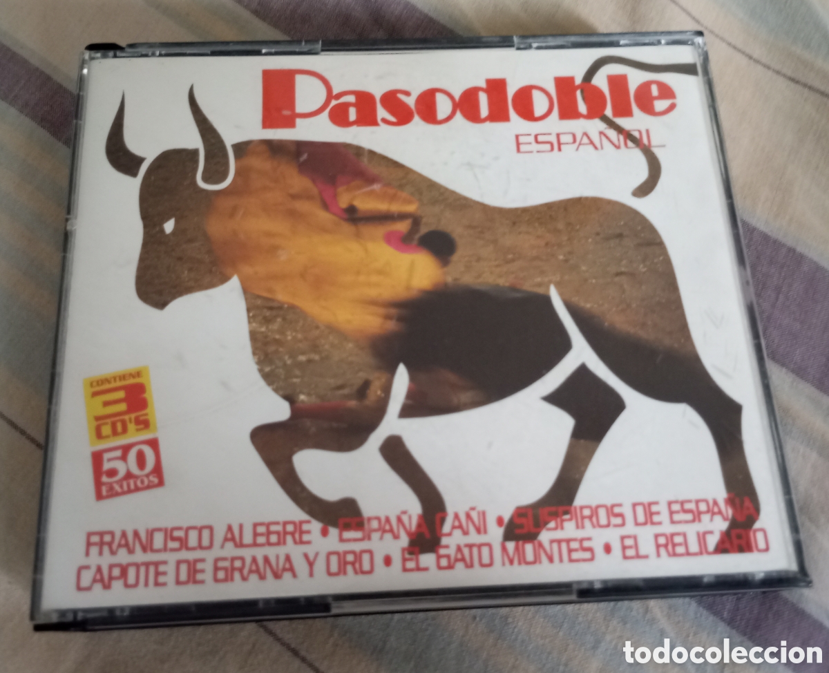 Music CDs: 3 cds pasodoble espa&ntilde;ol 50 &eacute;xitos