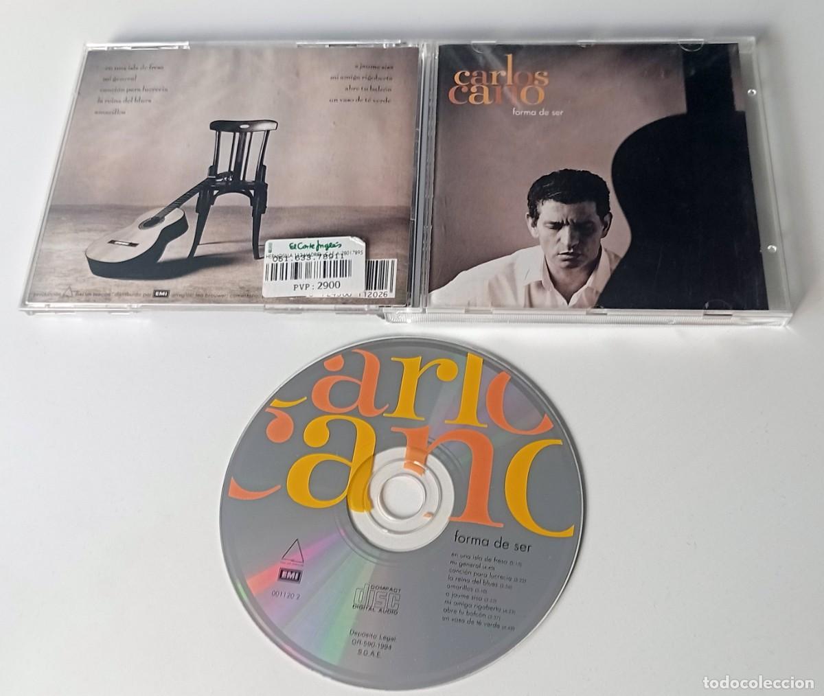 CDs de m&uacute;sica: CD CARLOS CANO - FORMA DE SER - Foto 2