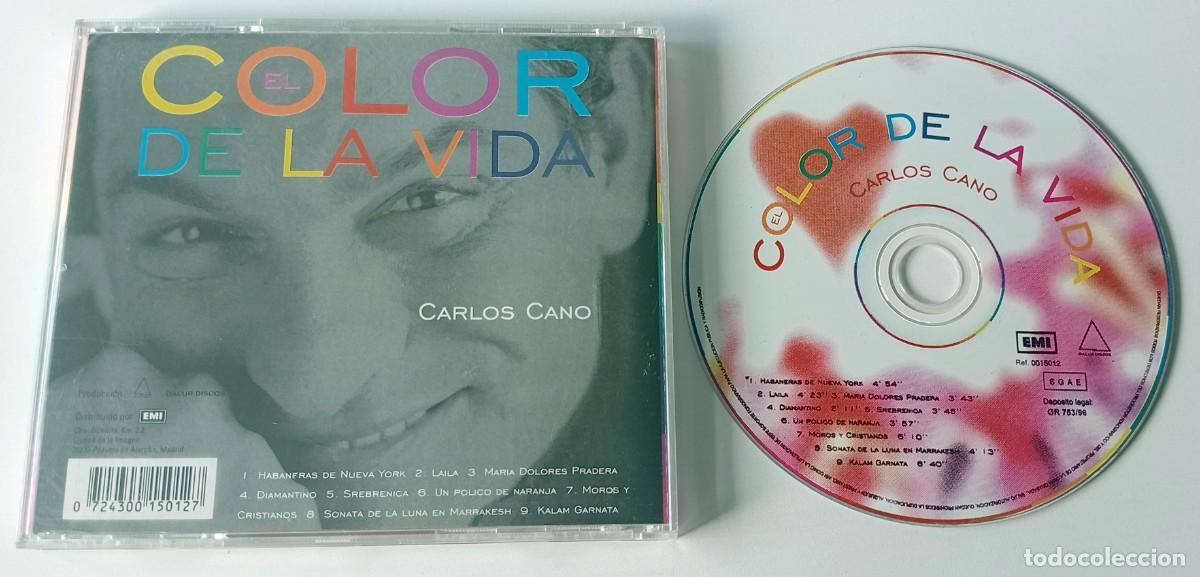 CDs de m&uacute;sica: CD CARLOS CANO - EL COLOR DE LA VIDA - Foto 2