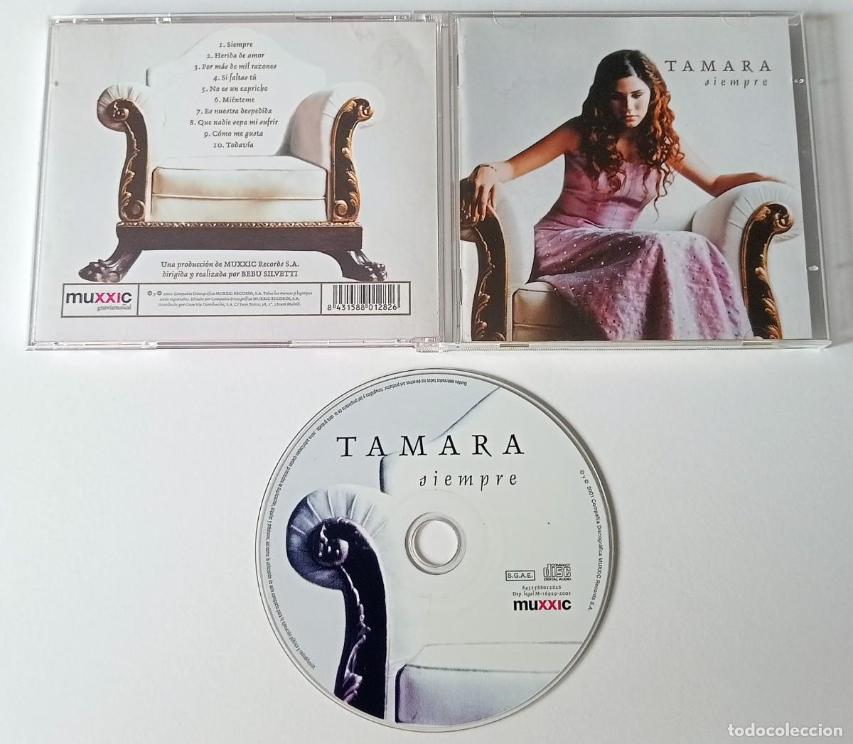 CDs de m&uacute;sica: CD TAMARA - SIEMPRE (2001) - Foto 2