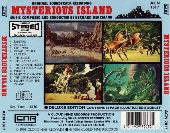 CDs de m&uacute;sica: Bernard Herrmann &ndash; Mysterious Island - Foto 2