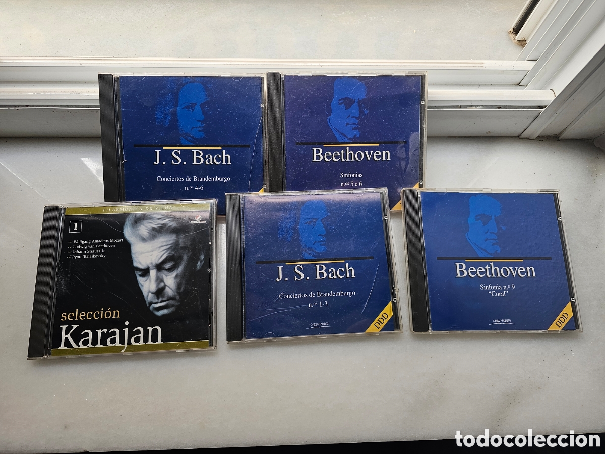 Music CDs: Lote de 5 CDs de m&uacute;sica cl&aacute;sica