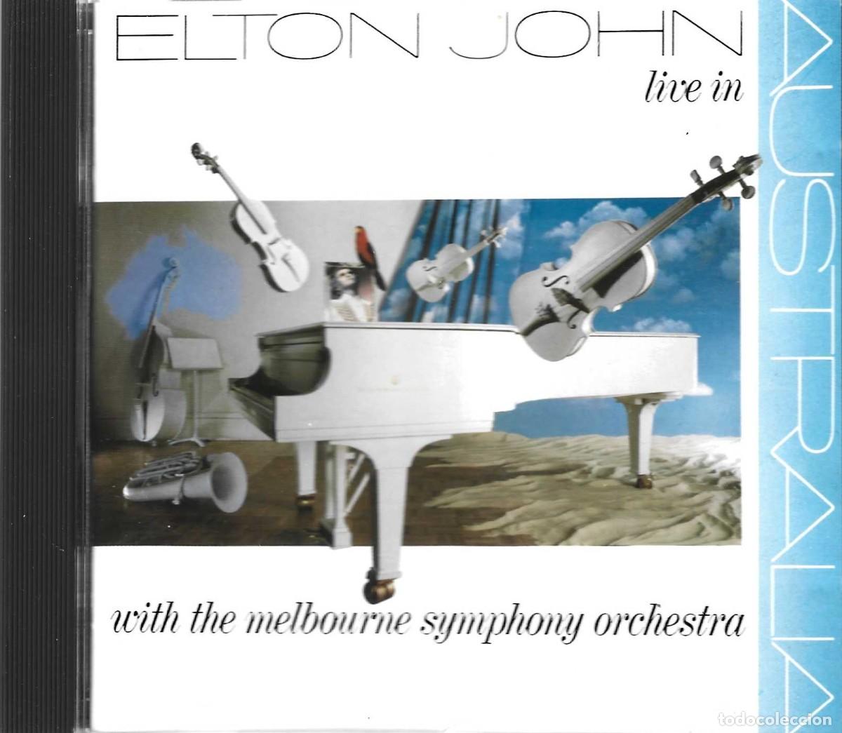 CDs de m&uacute;sica: ELTON JOHN LIVE IN AUSTRALIA (CD) - Foto 1
