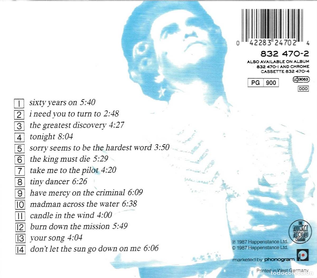 CDs de m&uacute;sica: ELTON JOHN LIVE IN AUSTRALIA (CD) - Foto 2