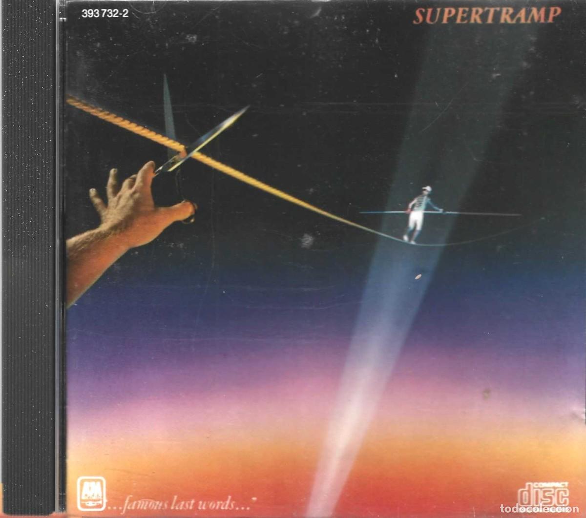 CDs de m&uacute;sica: SUPERTRAMP FAMOUS LAST WORDS (CD) - Foto 1