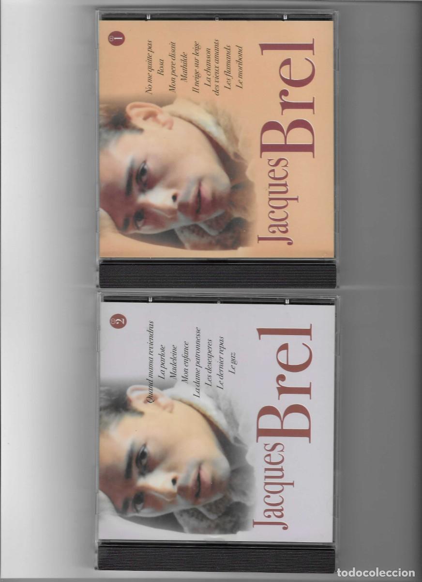 CDs de m&uacute;sica: JACQUES BREL. LEGENDARIOS DEL SIGLO XX - Foto 1