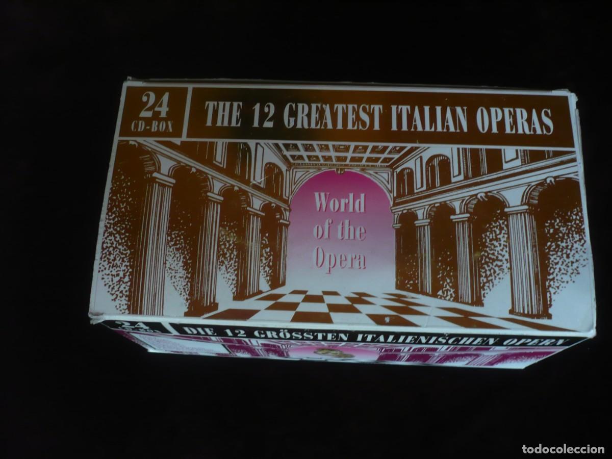 Music CDs: the 12 greatest italian operas - world of the opera - con 24 cd-box como nuevos solo desprecintados