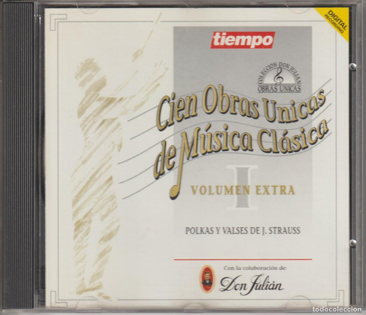 Music CDs: CD TIEMPO CIEN OBRAS UNICAS DE MUSICA CLASICA VOLUMEN I EXTRA POLKAS Y VALSES