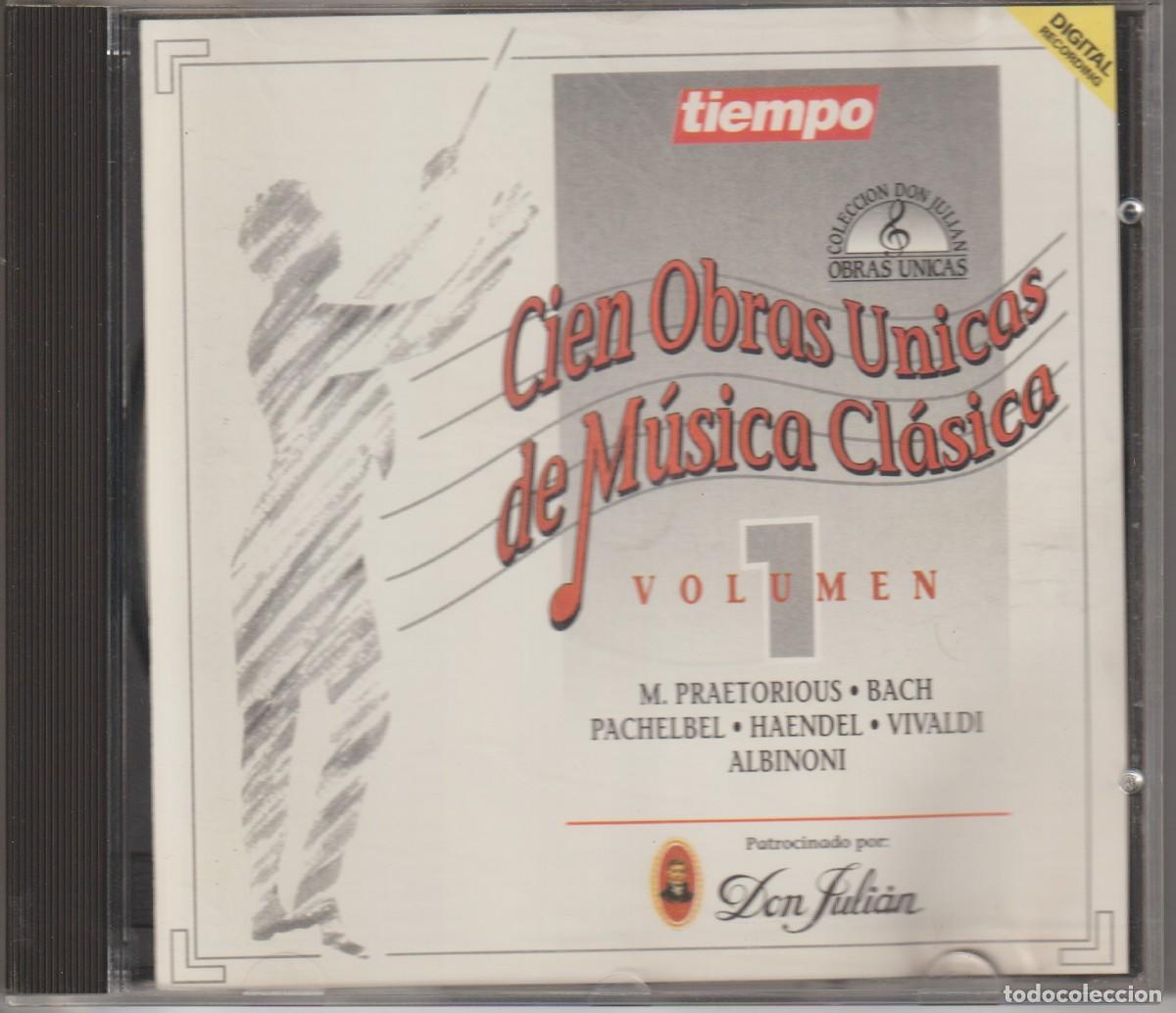Music CDs: CD TIEMPO CIEN OBRAS UNICAS DE MUSICA CLASICA VOLUMEN 1