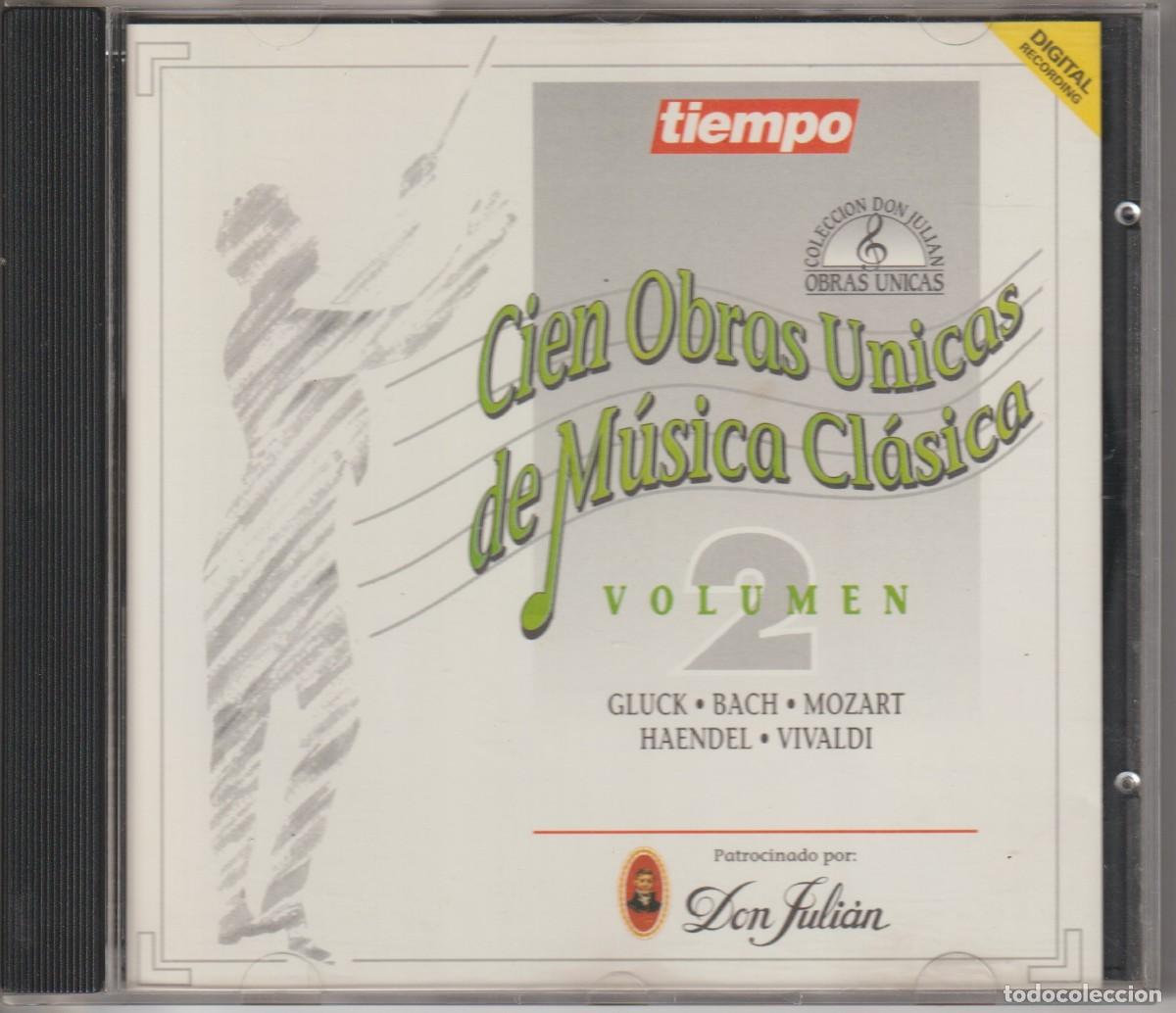 Music CDs: CD TIEMPO CIEN OBRAS UNICAS DE MUSICA CLASICA VOLUMEN 2
