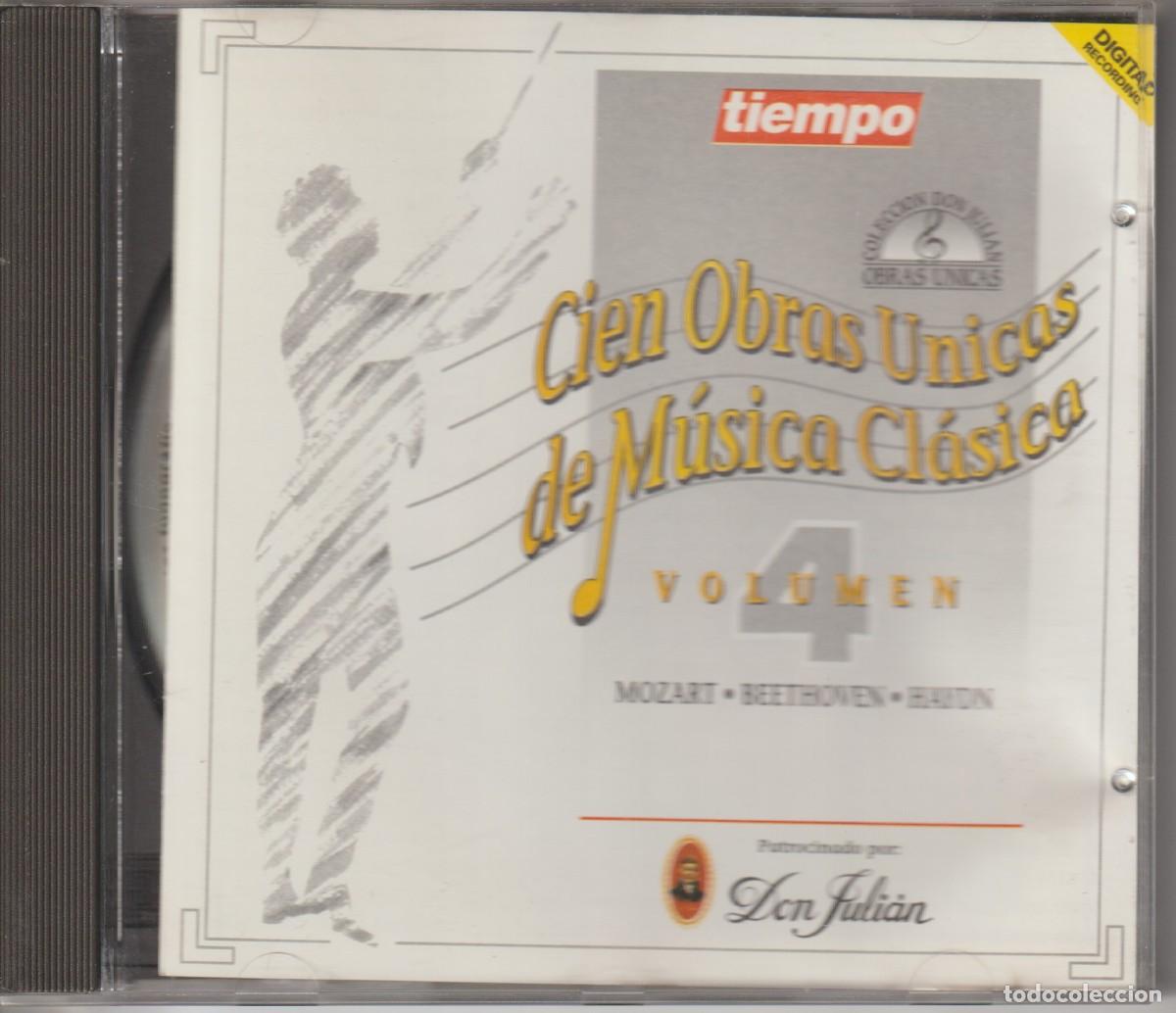 Music CDs: CD TIEMPO CIEN OBRAS UNICAS DE MUSICA CLASICA VOLUMEN 4