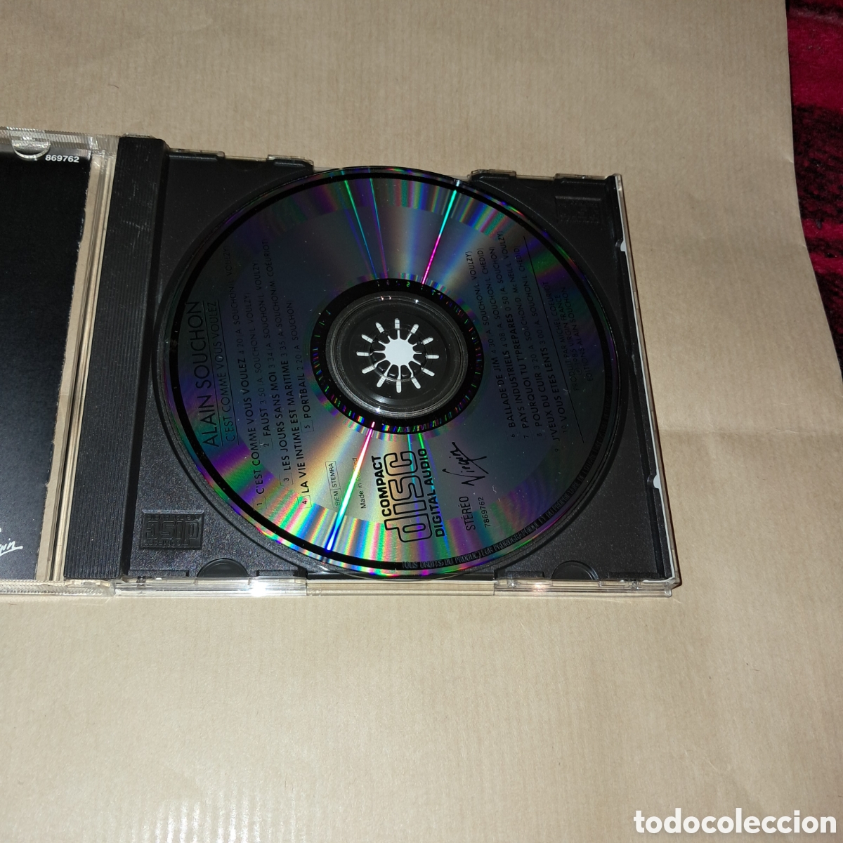 CDs de m&uacute;sica: Alain Souchon, Cest comme vous vouilez,compact disc - Foto 2
