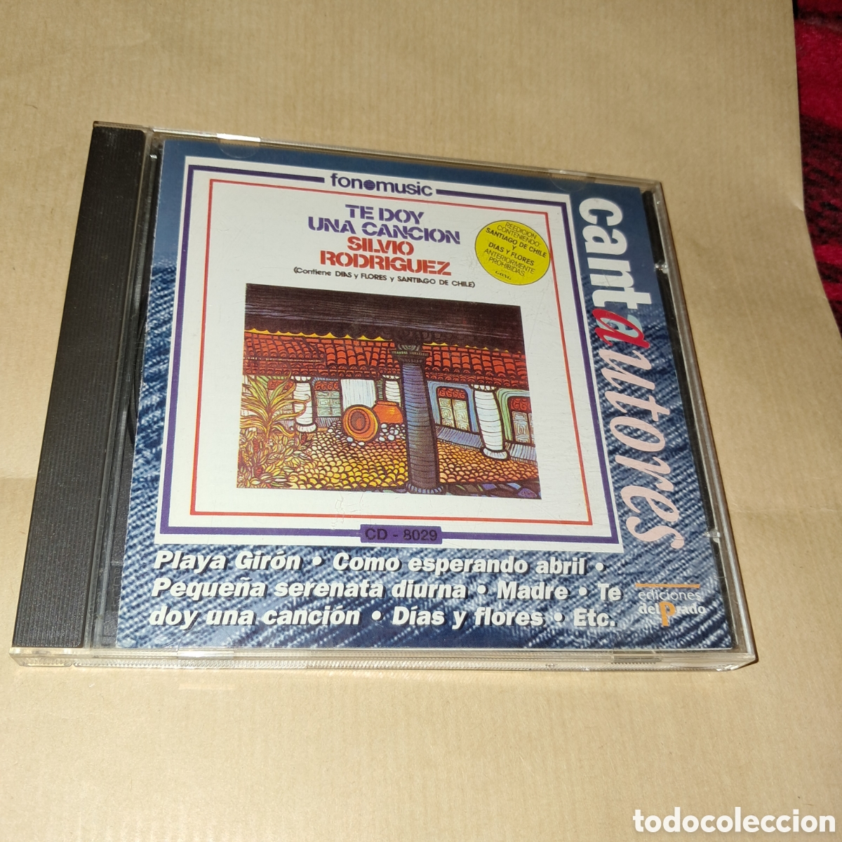 CDs de m&uacute;sica: Silvio Rodr&iacute;guez, Te doy una canci&oacute;n, Compact disc - Foto 1