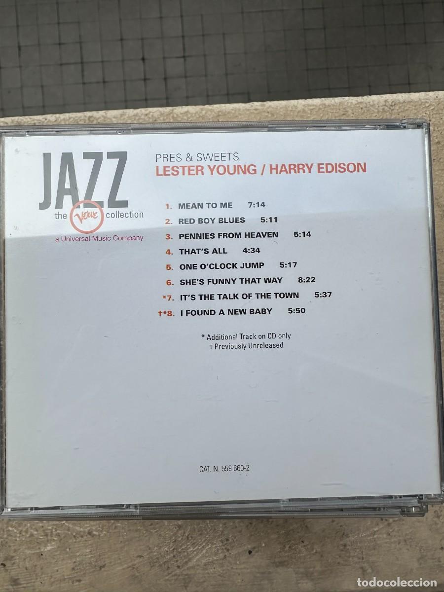 CDs de m&uacute;sica: Lester Young & Harry Edison - Pres & Sweets - Foto 2