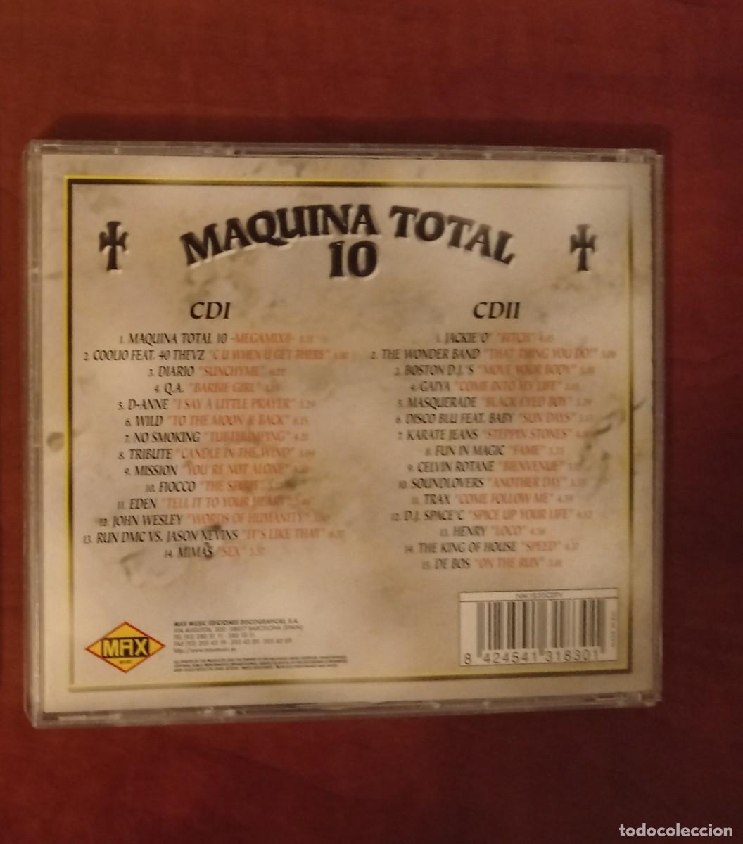 CDs de m&uacute;sica: M&aacute;quina Total 10 doble CD MRX - Foto 2