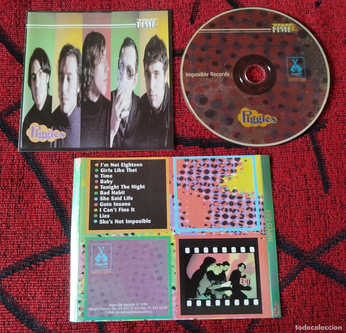 CDs de m&uacute;sica: PIGGIES ** Time ** CD 1999 - Foto 1