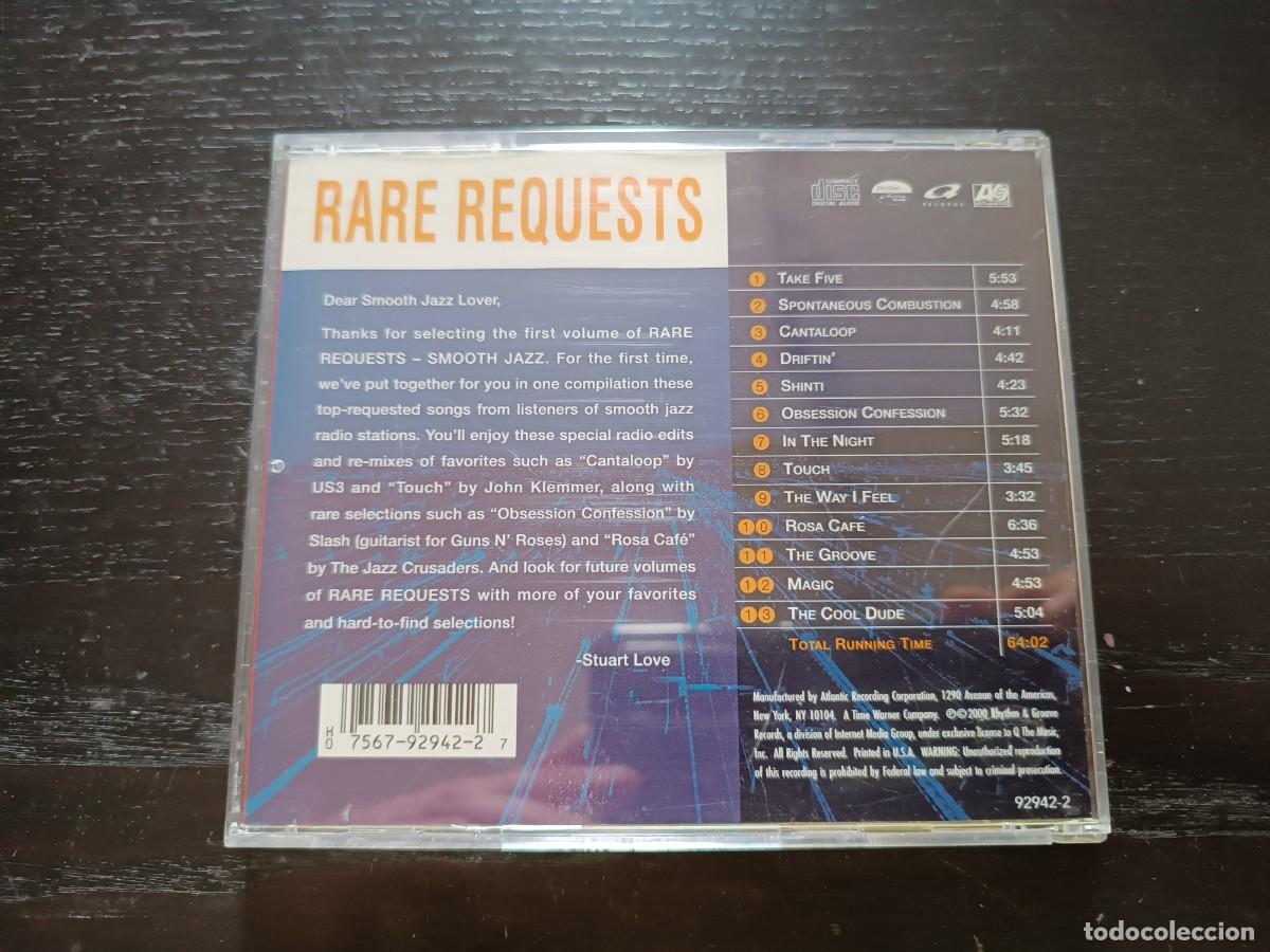 CDs de m&uacute;sica: Rare requests smooth jazz. Take Five featuring XL - Foto 2