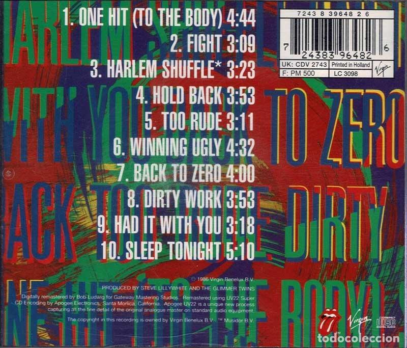 CDs de m&uacute;sica: Rolling Stones - Dirty Work. CD - Foto 2