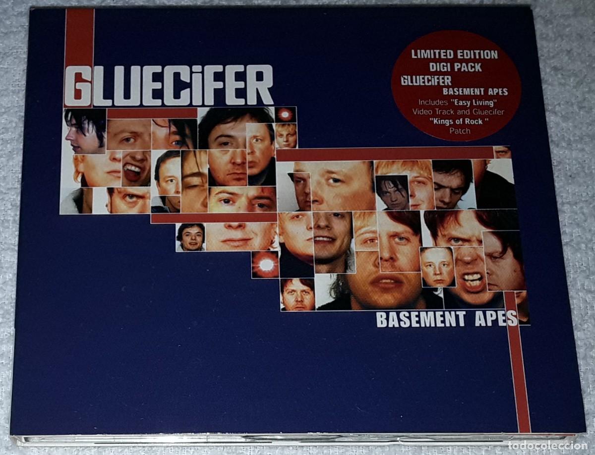 CDs de m&uacute;sica: CD - GLUECIFER - BASEMENT APES - EDICI&Oacute;N LIMITADA - Contiene PARCHE - Foto 1