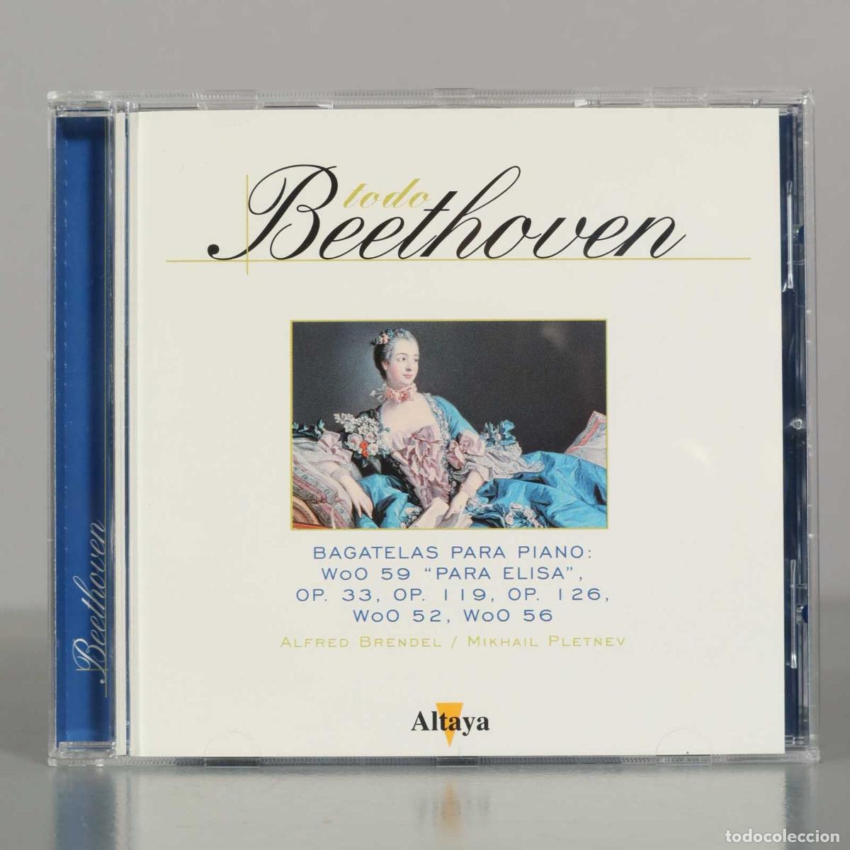 Music CDs: CD. BEETHOVEN. BAGATELAS PARA PIANO: Woo 59 &acute;PARA ELISA&acute; , OP 33, OP. 1 19, OP. 126, Woo 52, Woo 56