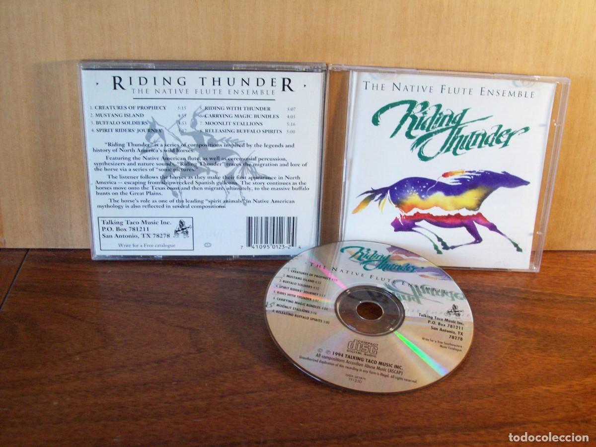 CDs de m&uacute;sica: RIDING THUNDER - THE NATIVE FLUTEENSEMBLE - CD - Foto 1