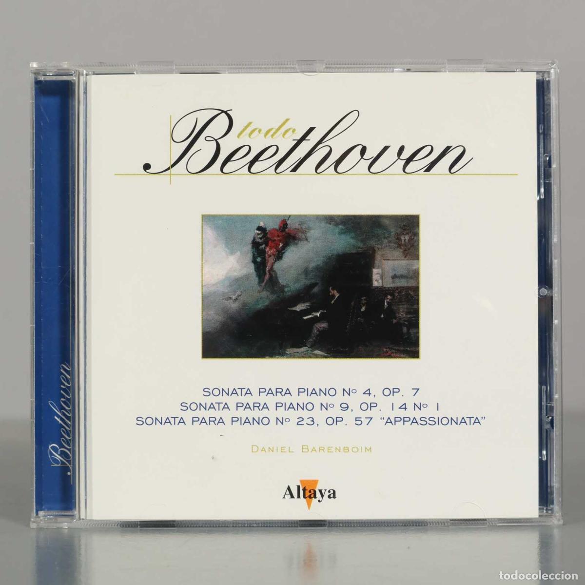 Music CDs: CD. BEETHOVEN. SONATA PARA PIANO N&ordm; 4, OP. 7, N&ordm; 9 OP. 14 N&ordm; 1. N&ordm; 23, OP 57.