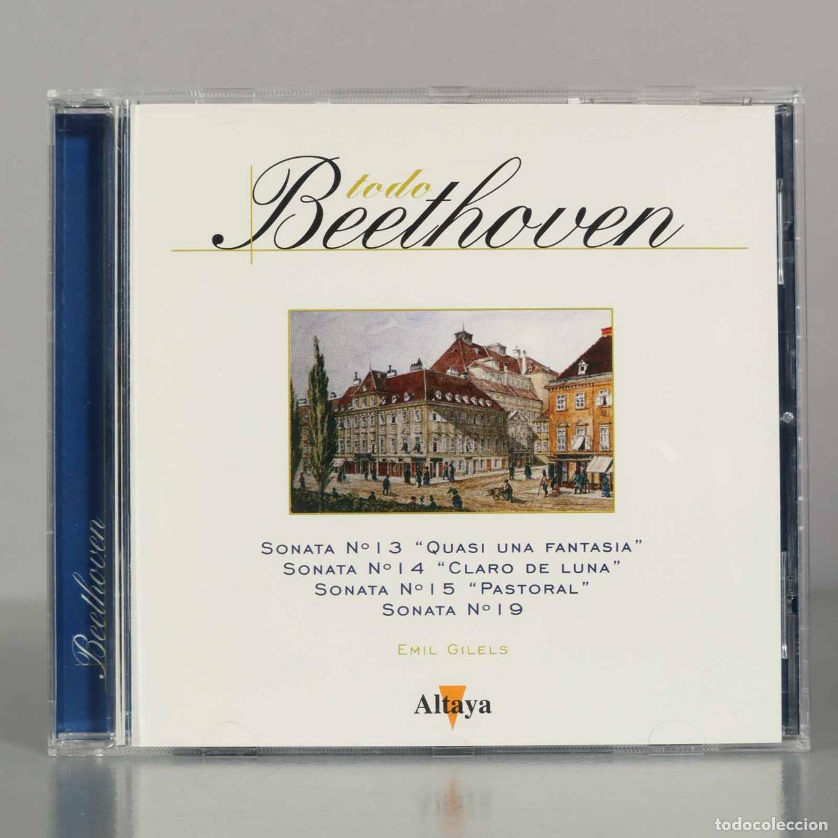 Music CDs: CD. BEETHOVEN. SONATA N&ordm; 13, 14, 15, 19.