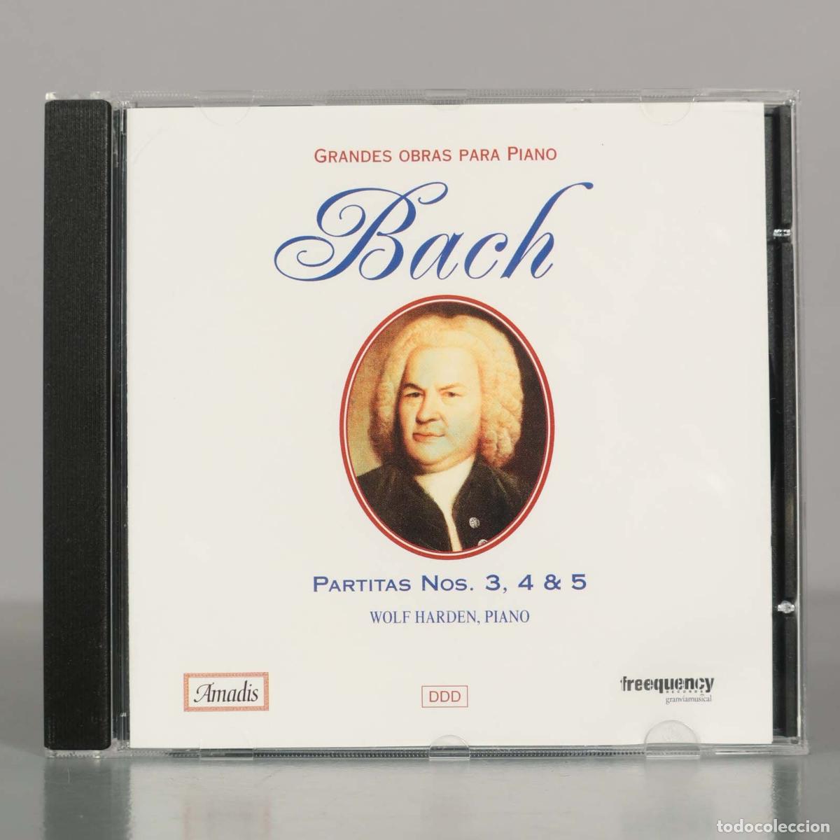Music CDs: CD. BACH. PARTITAS Nos. 3, 4 and 5 WOLF HARDEN, PIANO.