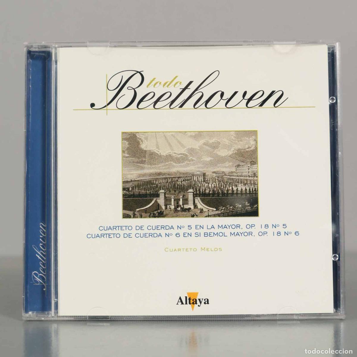 Music CDs: CD. BEETHOVEN. CUARTETO DE CUERDA. N&ordm; 5, OP 18 N&ordm;5. N&ordm;6, OP 18 N&ordm; 6.