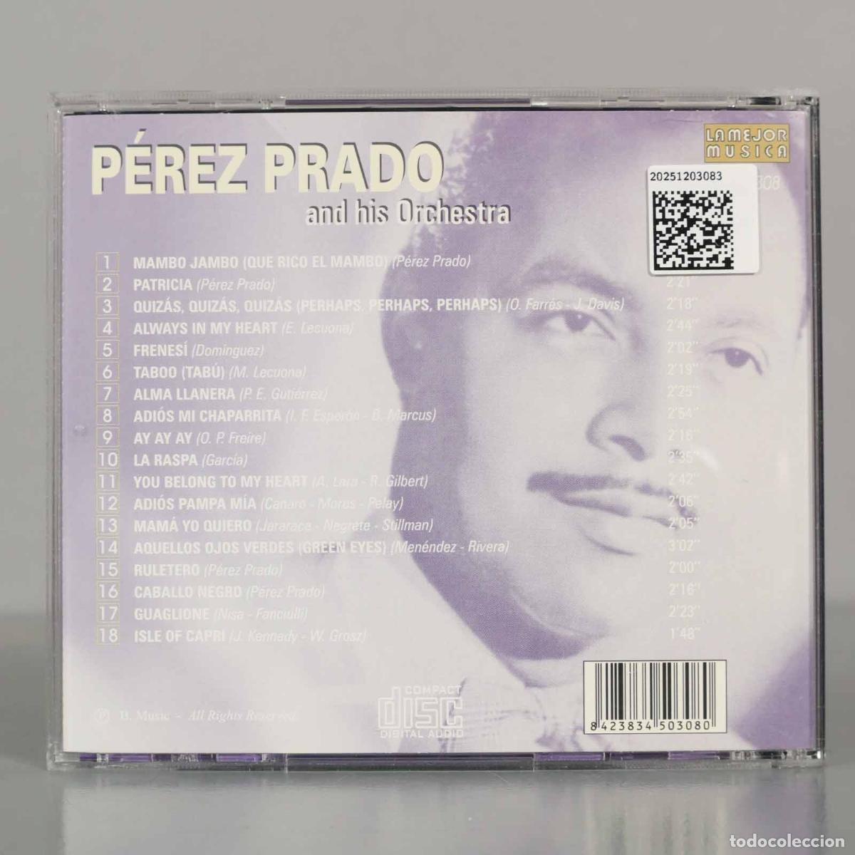 CDs de m&uacute;sica: CD. PEREZ PRADO AND HIS ORCHESTRA. - Foto 2