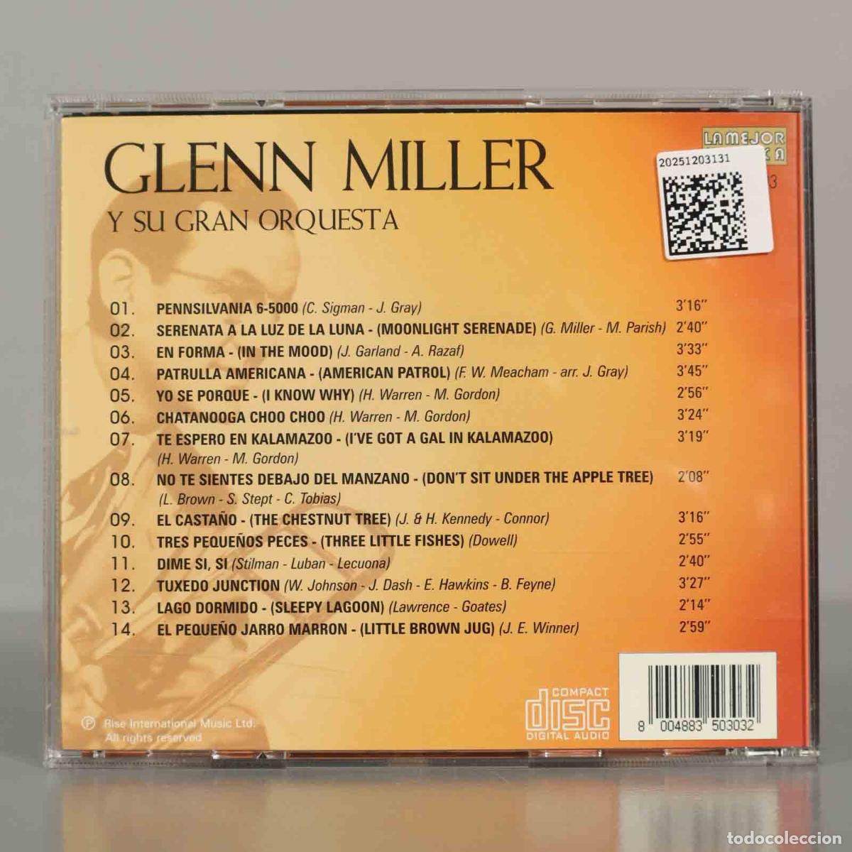 CDs de m&uacute;sica: CD. CLENN MILLER Y SU GRAN ORQUESTA. - Foto 2