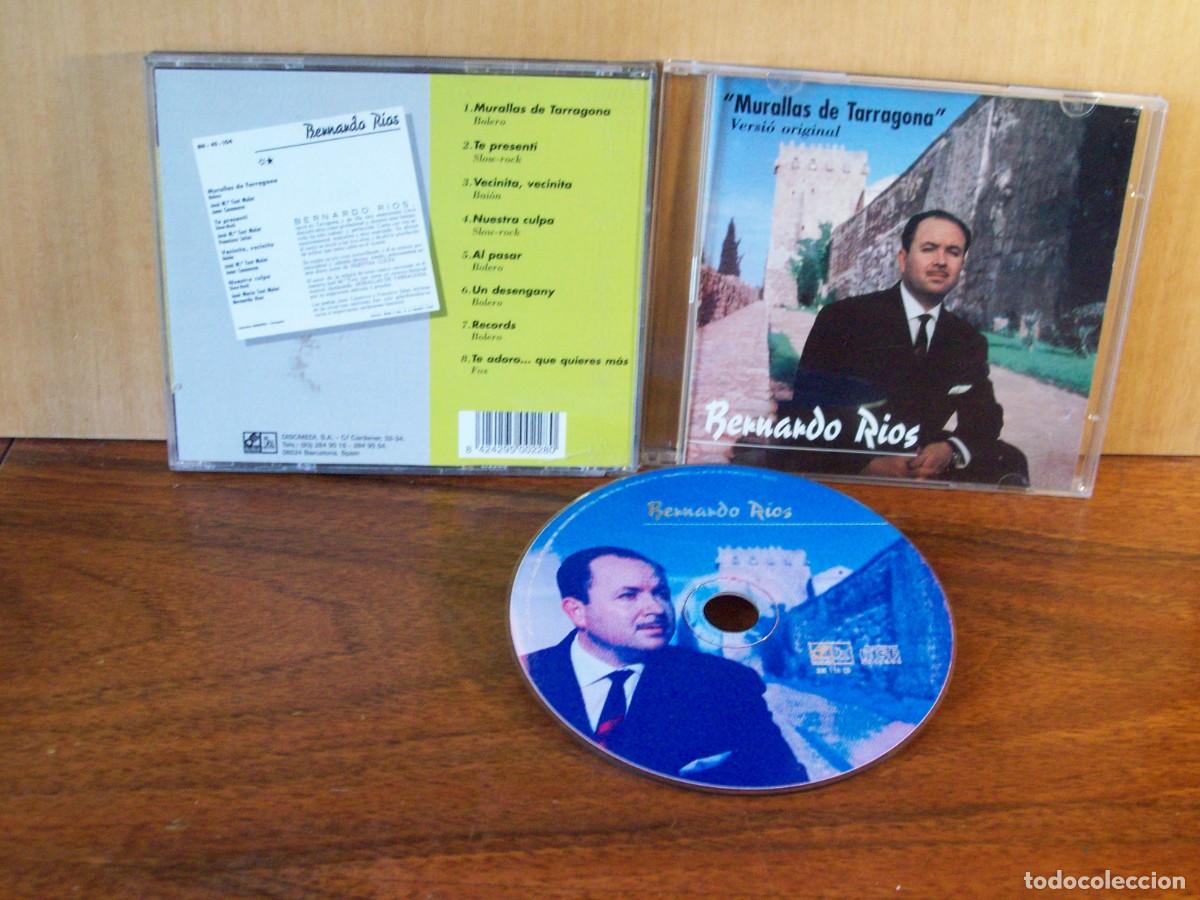 CDs de m&uacute;sica: BERNARDO RIOS - MURALLAS DE TARRAGONA VERSION ORIGINAL - CD - Foto 1
