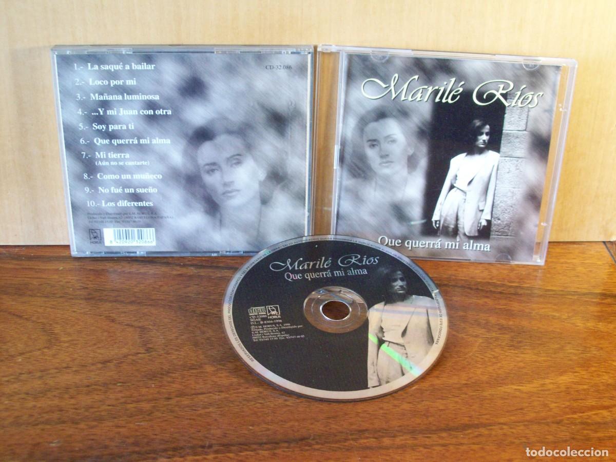 CDs de m&uacute;sica: MARILE RIOS - QUE QUERRA MI ALMA - CD - Foto 1