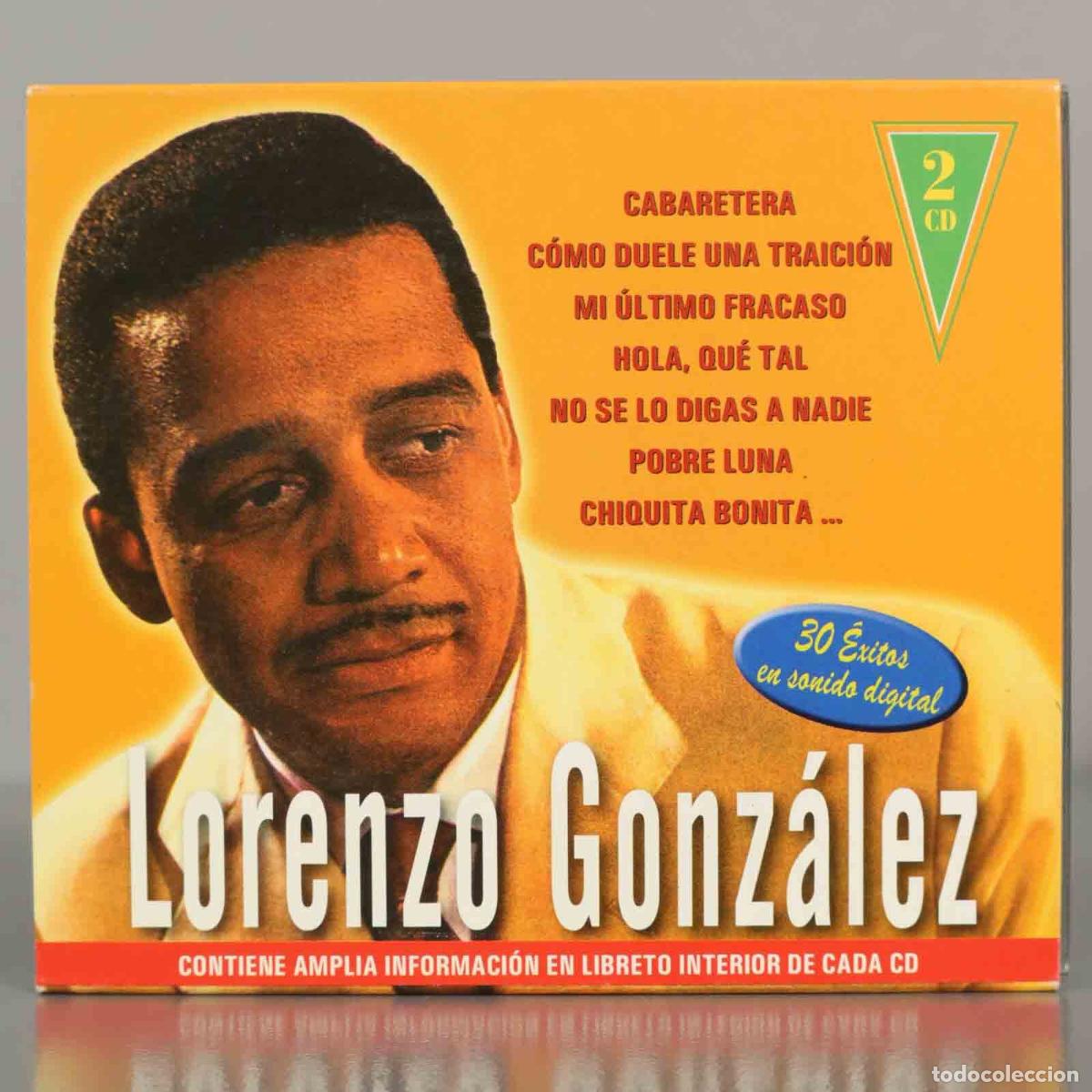 CDs de m&uacute;sica: 2 CD. LORENZO GONZALEZ. . 30 EXITOS EN SONIDO DIGITAL. - Foto 1