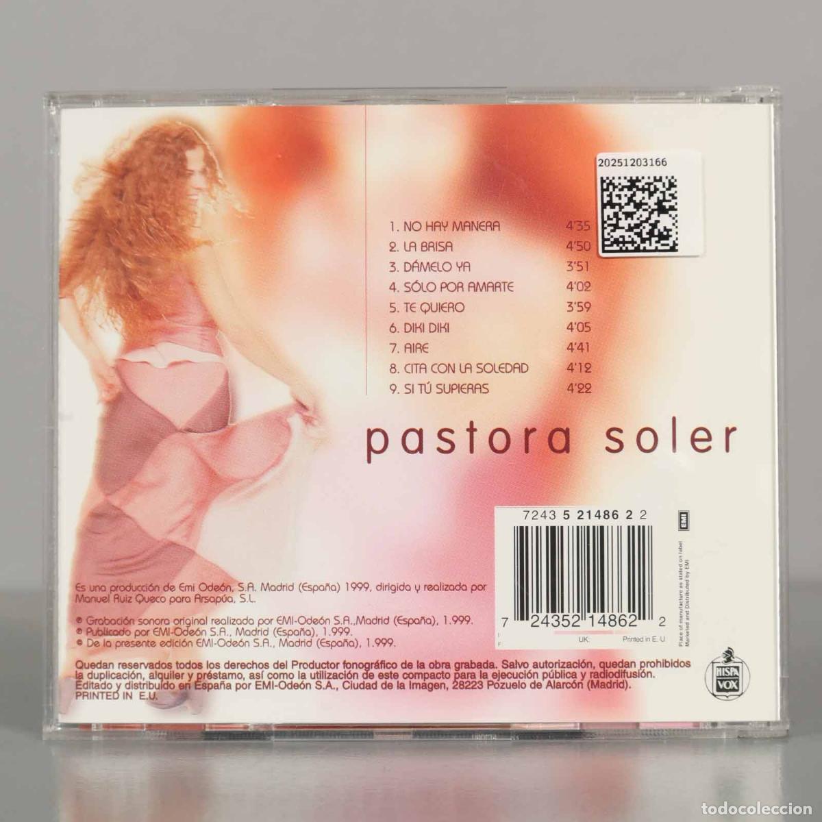 CDs de m&uacute;sica: CD. Pastora Soler &ndash; Fuente De Luna. - Foto 2