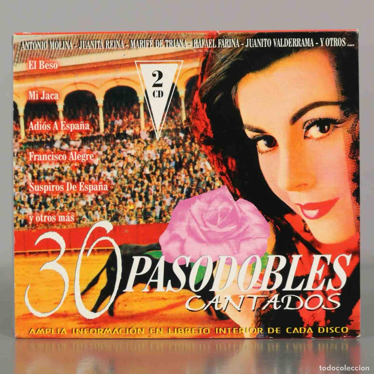 CDs de m&uacute;sica: 2 CD. 30 PASODOBLES CANTADOS. - Foto 1