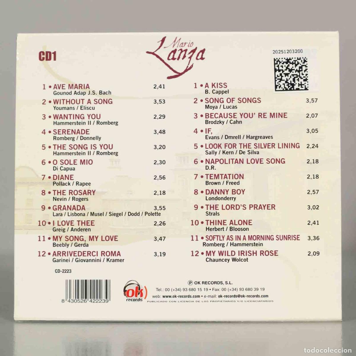 CDs de m&uacute;sica: CD. MARIO LANZA. 2 CDS. - Foto 2