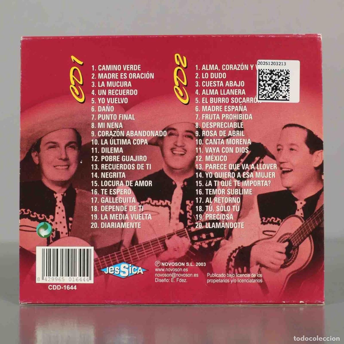 CDs de m&uacute;sica: 2 CD. TRIO LOS PANCHOS. - Foto 2