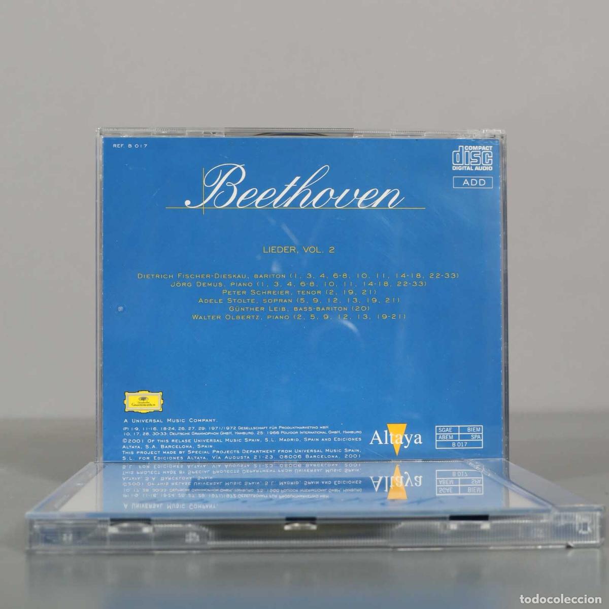 CDs de m&uacute;sica: 3 CD. BEETHOVEN. LIEDER. 3 VOL. - Foto 3