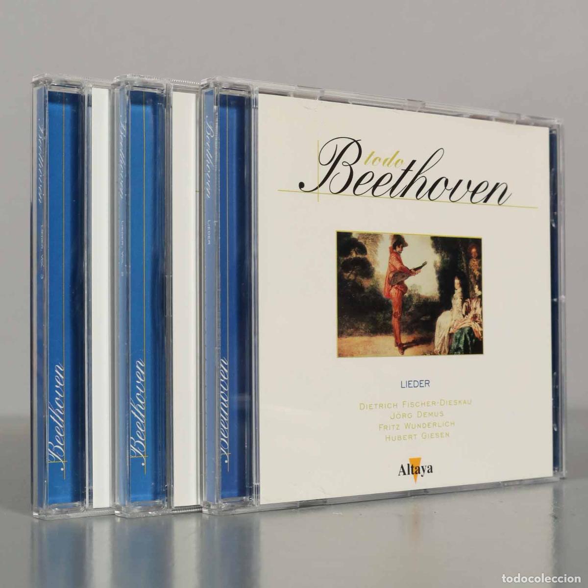 CDs de m&uacute;sica: 3 CD. BEETHOVEN. LIEDER. 3 VOL. - Foto 1