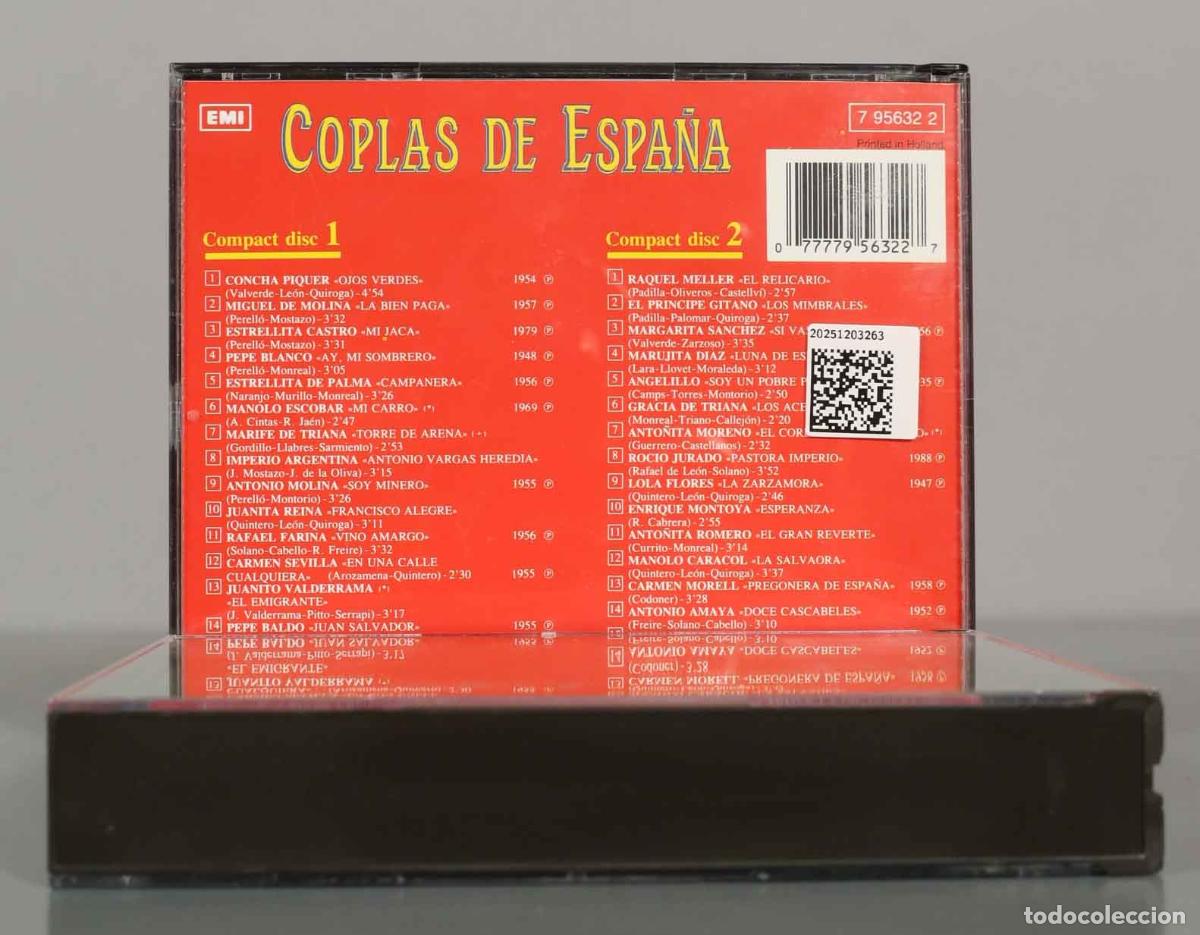 CDs de m&uacute;sica: CD. Various &ndash; Coplas De Espa&ntilde;a. 2 VOL. - Foto 2
