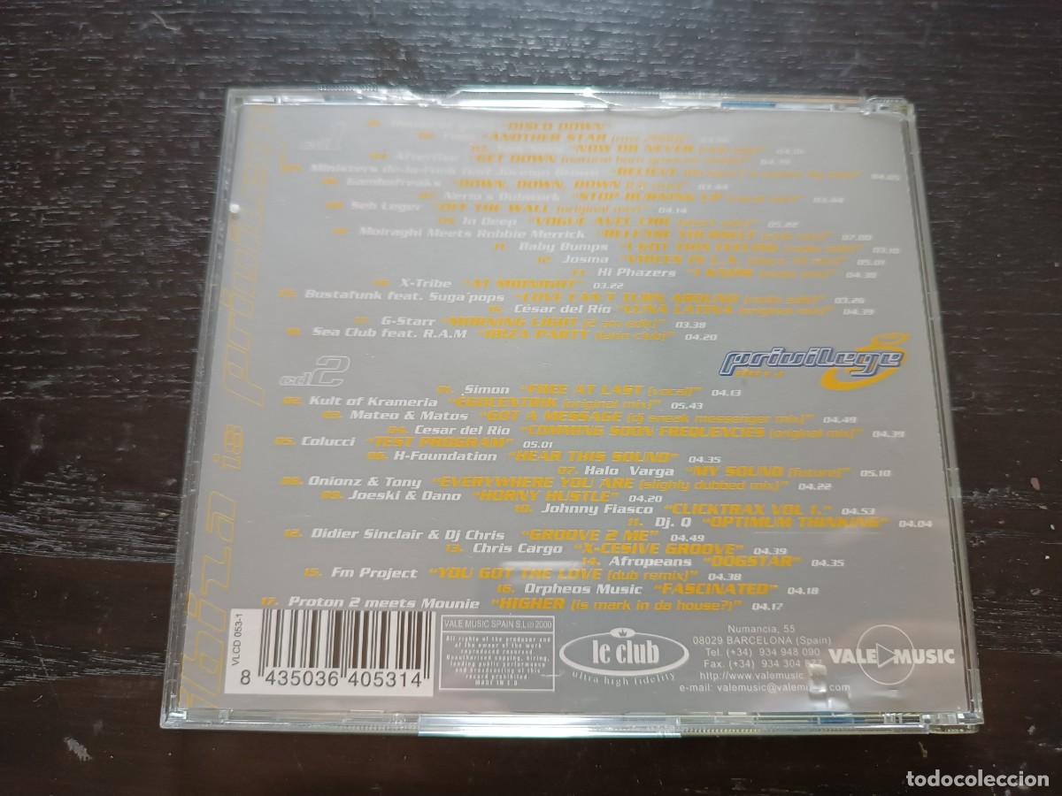 CDs de m&uacute;sica: Privilege Ibiza 2CDs. Recopilatorio - Foto 2
