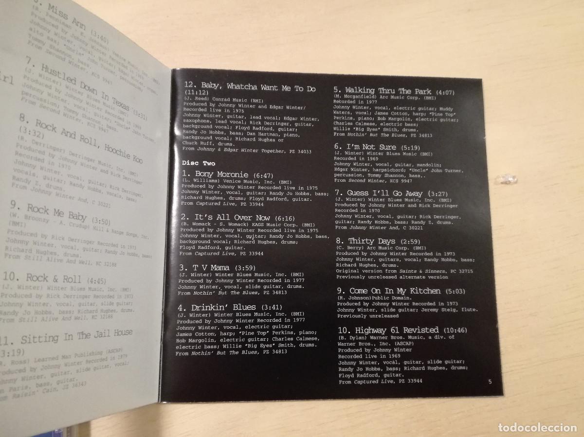 CDs de m&uacute;sica: JOHNNY WINTER - A ROCK  ROLL COLLECTION - 2XCD - Foto 8