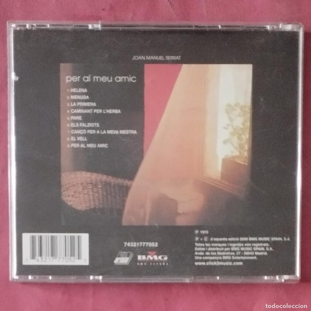 CDs de m&uacute;sica: JOAN MANUEL SERRAT - PEL MEU AMIC - CD - Foto 2