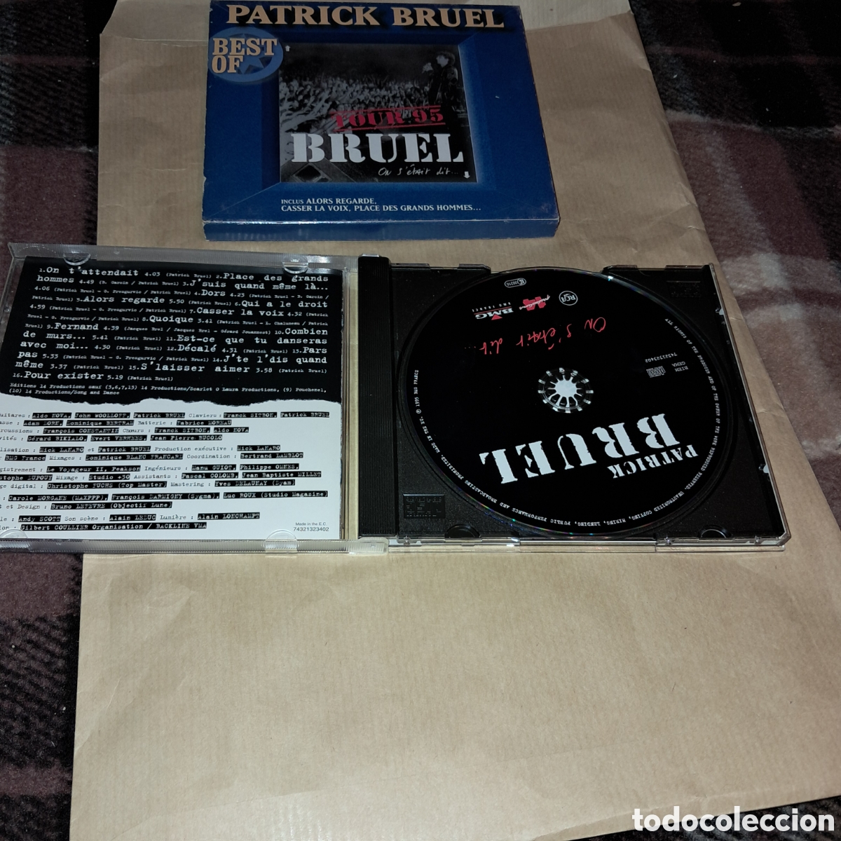 CDs de m&uacute;sica: Patrick Bruel, Tour 95 Compact disc - Foto 2