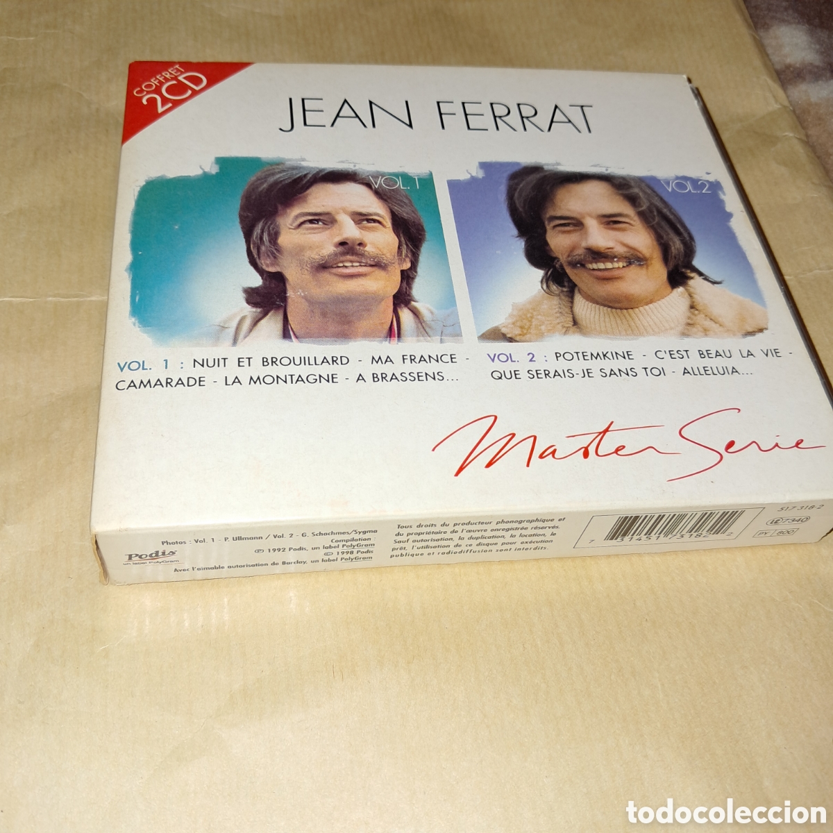 CDs de m&uacute;sica: Jean FERRAT, 2 COMPACT DISC - Foto 1