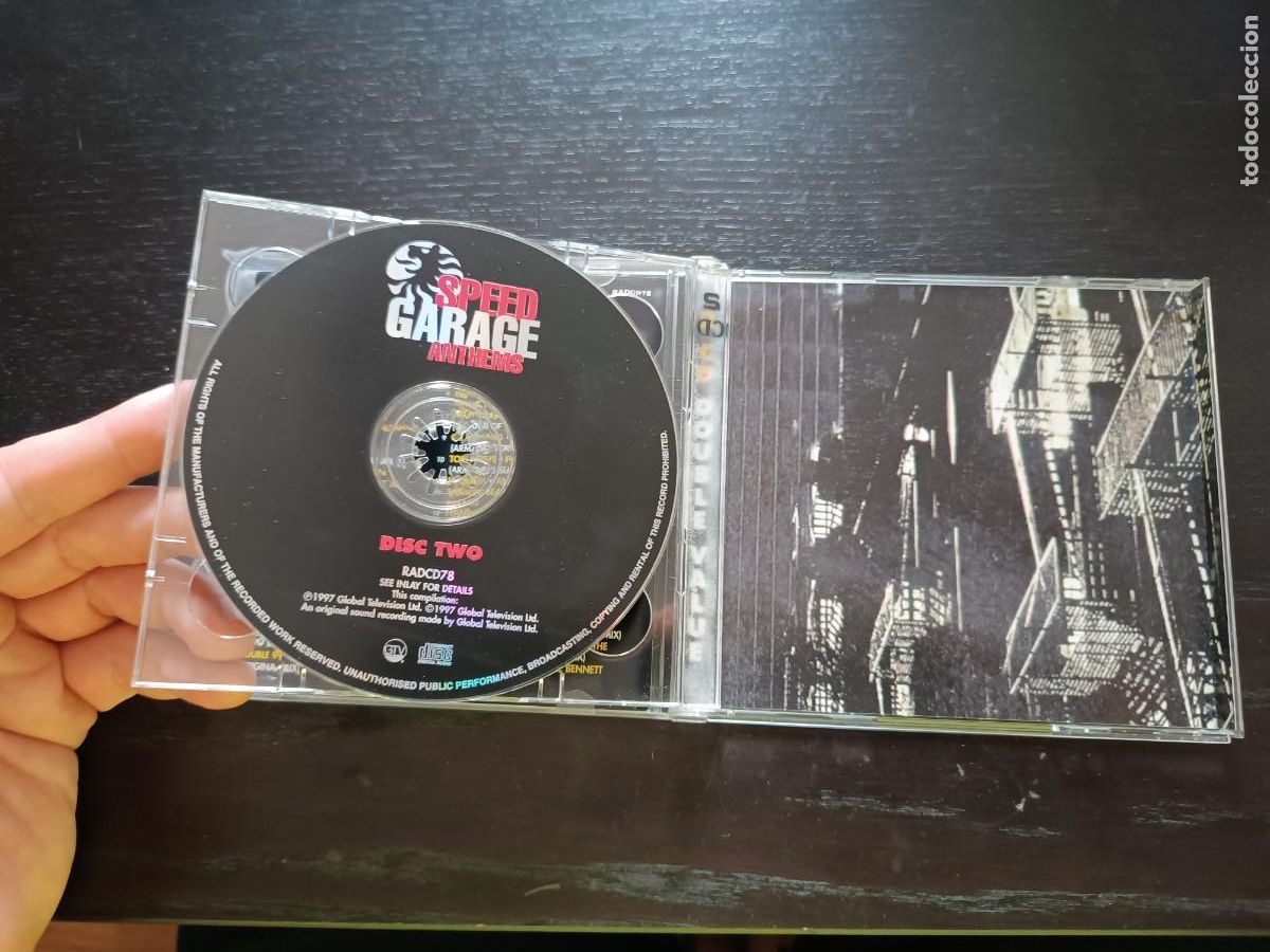 CDs de m&uacute;sica: Speed garage anthems. 2 CDs - Foto 4