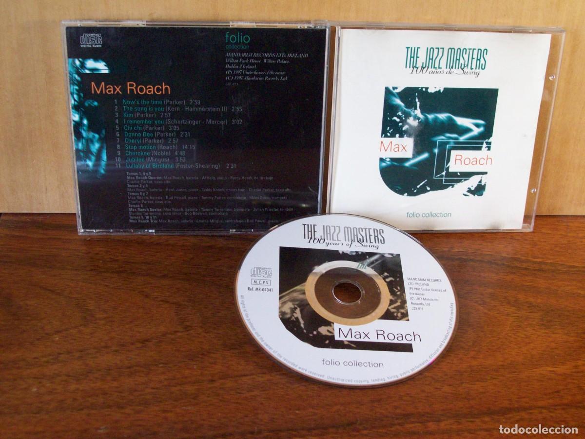 CDs de m&uacute;sica: MAX ROACH - THE JAZZ MASTERS 100 A&Ntilde;OS DE SWING - CD - Foto 1